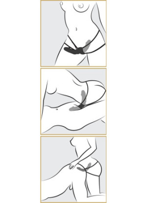 Double Delight Strap-On-Vibrator